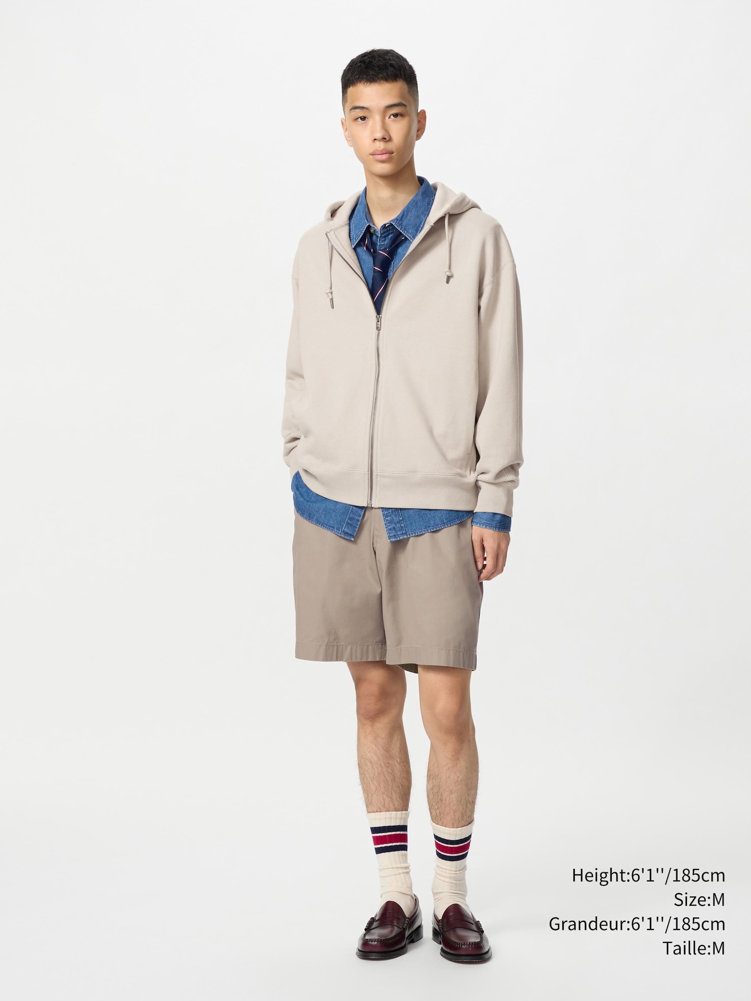 SWEAT OVERSIZED FULL-ZIP HOODIE | UNIQLO CA