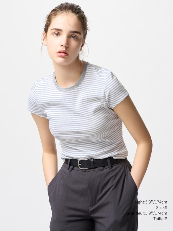 MINI STRIPED SHORT SLEEVE T-SHIRT