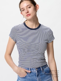 MINI STRIPED SHORT SLEEVE T-SHIRT