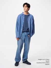 Denim Overshirt Long Sleeve