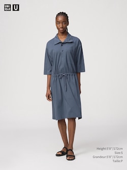JERSEY HALF SLEEVE DRESS
