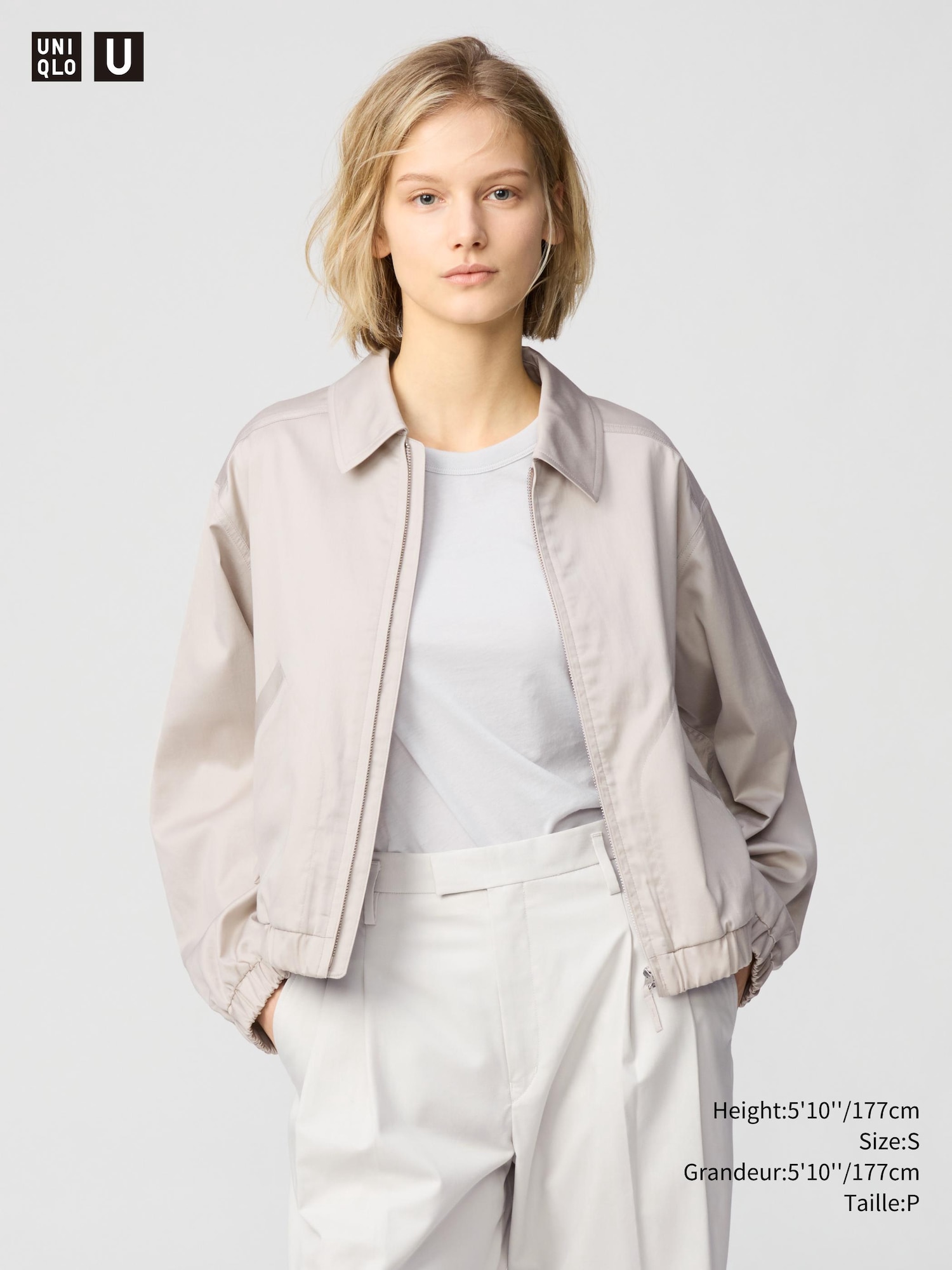 ジャケット・アウター vintage short length jacket / blouson Women's ZIP UP SHORT BLOUSON | UNIQLO CA
