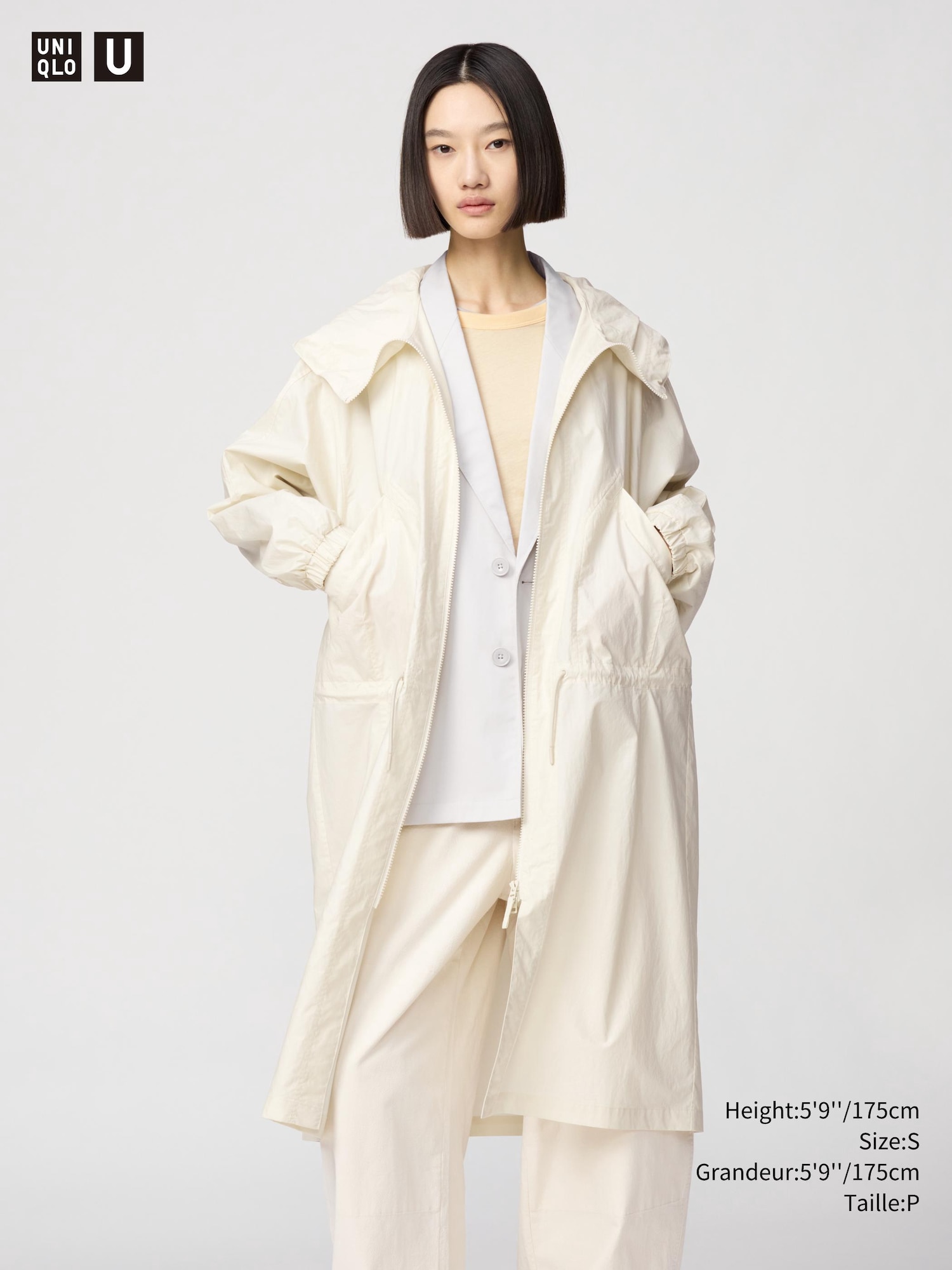 Women's COTTON HOODED COAT | UNIQLO CA
