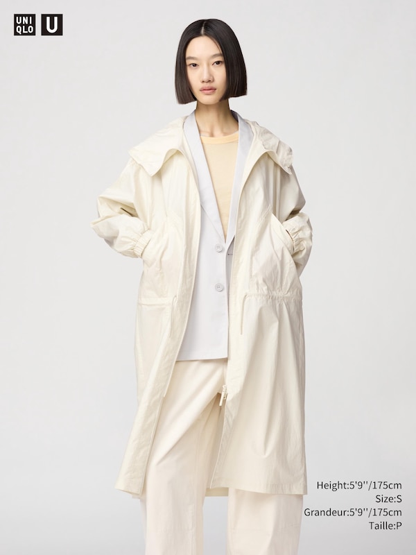 COTTON HOODED COAT