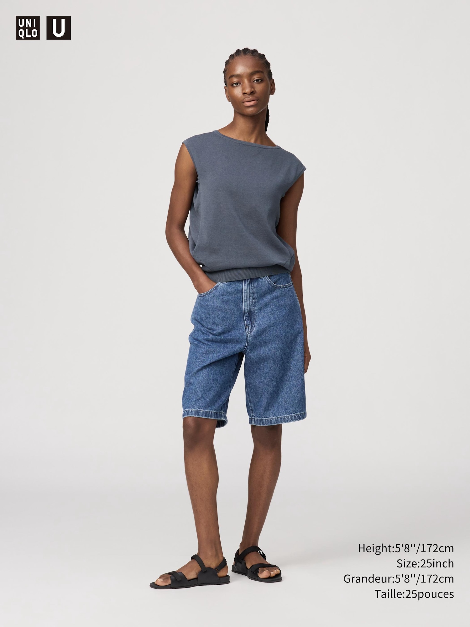 DENIM SHORTS