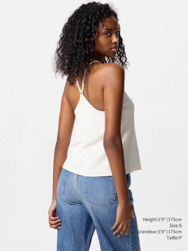CREPE JERSEY BRA CAMISOLE