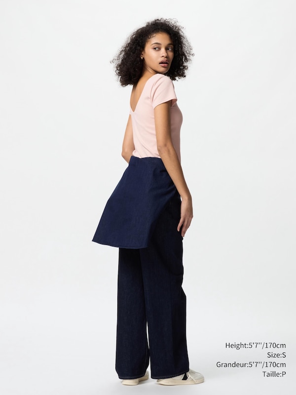 AIRism COTTON LOW BACK BRA T-SHIRT