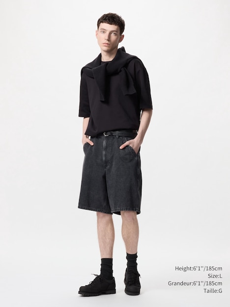 DENIM WORK SHORTS