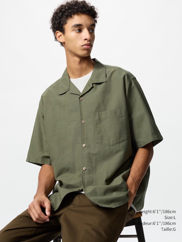 COTTON LINEN SHIRT