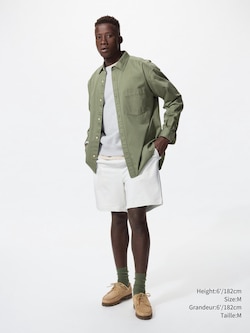SHORT EXTRA-EXTENSIBLE EN COTON OUATÉ | 7"