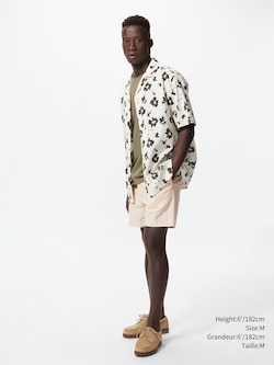 LINEN BLEND EASY SHORTS | 5"