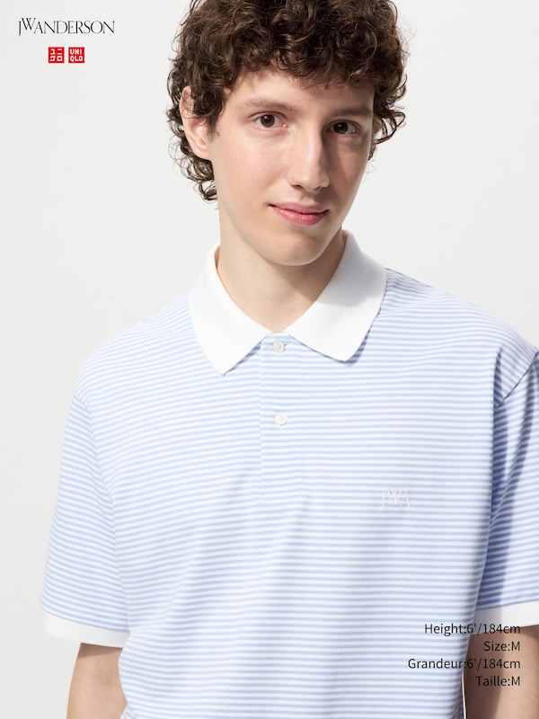 DRY PIQUE STRIPED POLO SHIRT