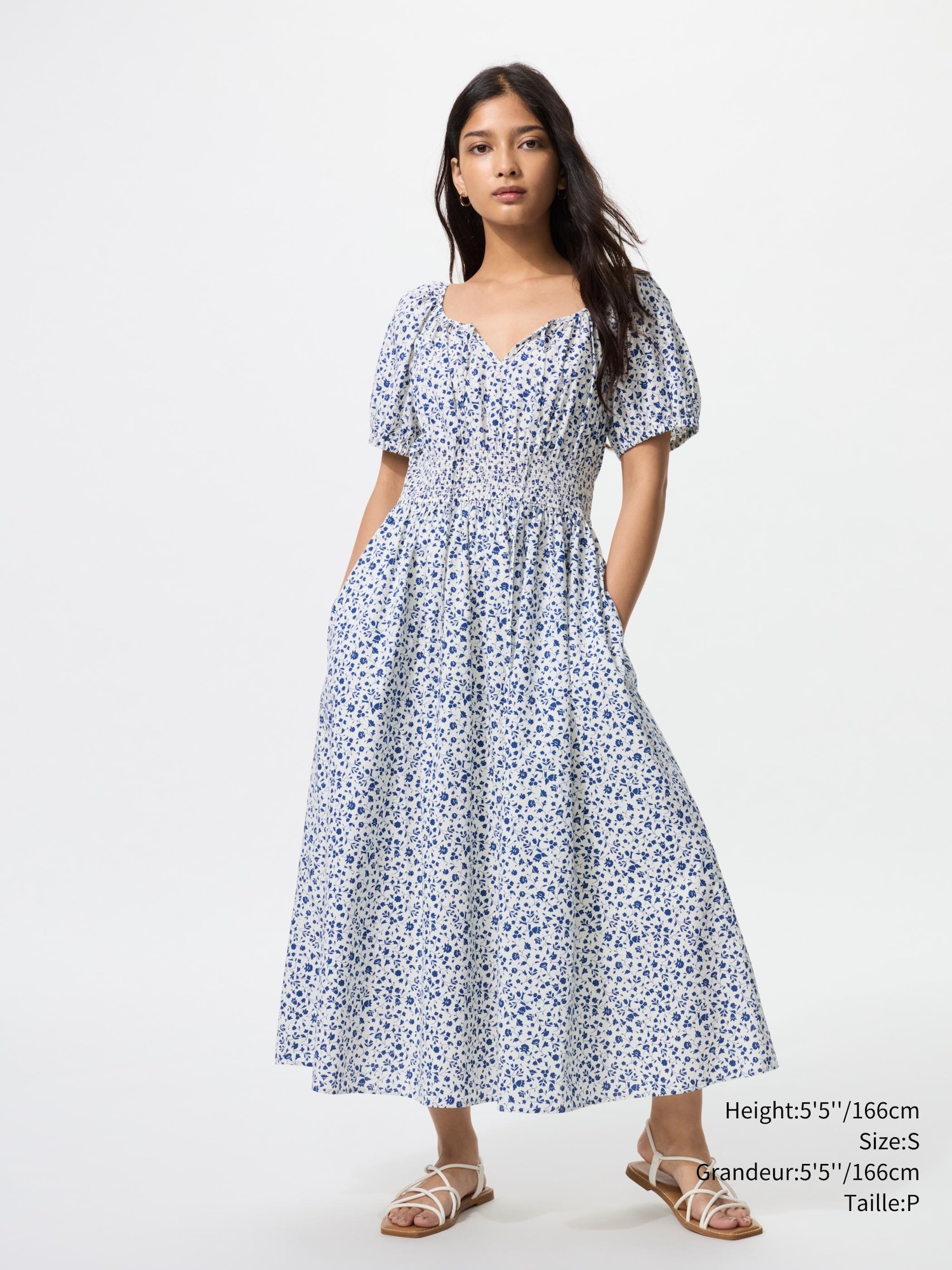 ワンピース Checked Jacquard Volume Sleeve Dress M Women's VOLUME SLEEVE DRESS | UNIQLO CA