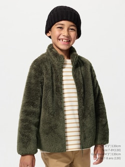 FLUFFY YARN FLEECE FULL-ZIP JACKET