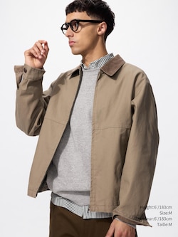 ZIP-UP SHORT BLOUSON