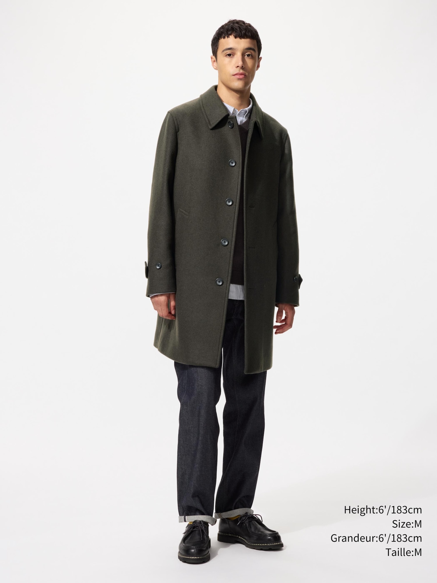 ＜H＞DOUBLE-DEALER BALMANCAAN COAT Hand-Tailored Packable Balmacaan Coat