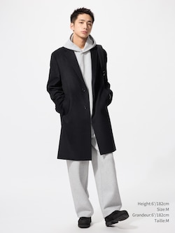 WOOL CASHMERE CHESTERFIELD COAT