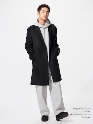 WOOL CASHMERE CHESTERFIELD COAT