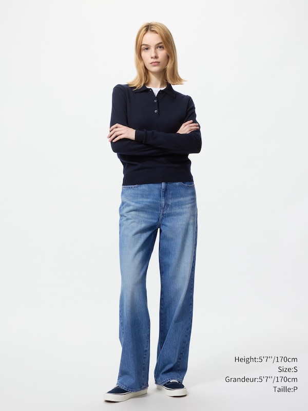MERINO POLO SWEATER