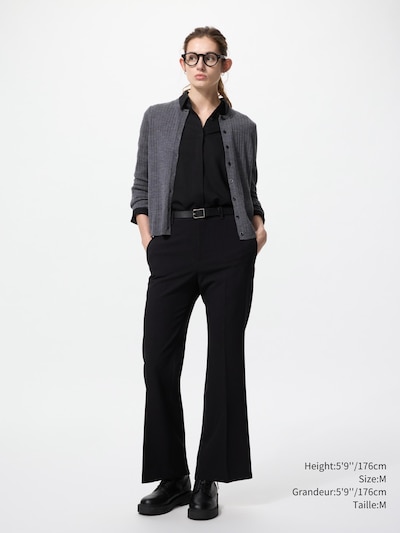 Merino Ribbed Short Cardigan