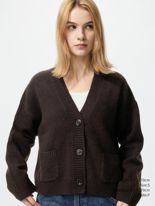 SOUFFLÉ YARN SHORT CARDIGAN