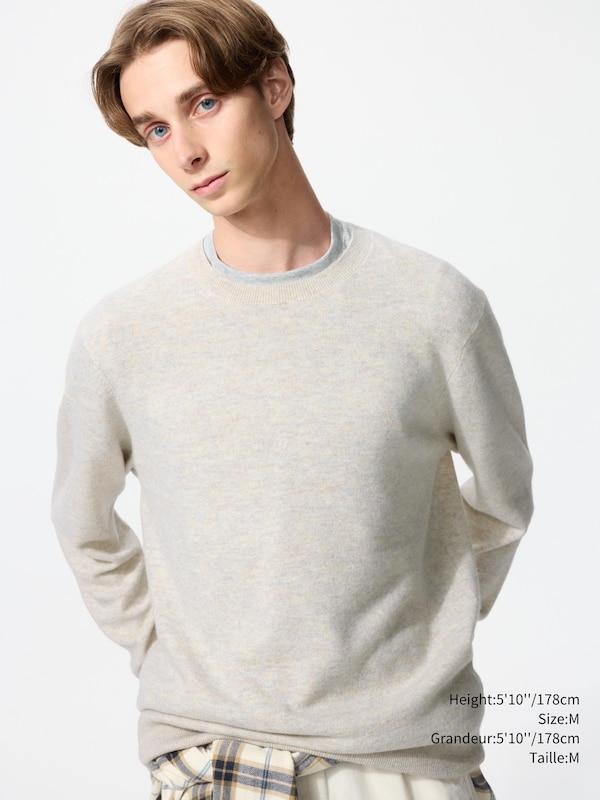 CASHMERE CREW NECK SWEATER