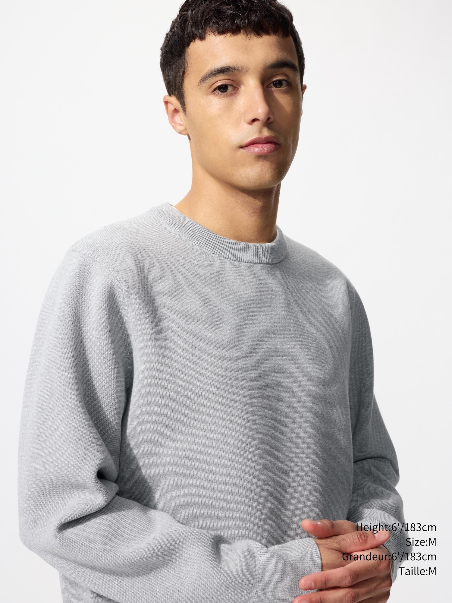 トップス everyone milano rib knit crew sweater WASHABLE MILANO RIBBED CREW NECK SWEATER | UNIQLO TH