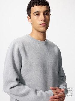 WASHABLE MILANO RIBBED CREW NECK SWEATER