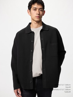 Milano Ribbed Shirt Collar Cardigan