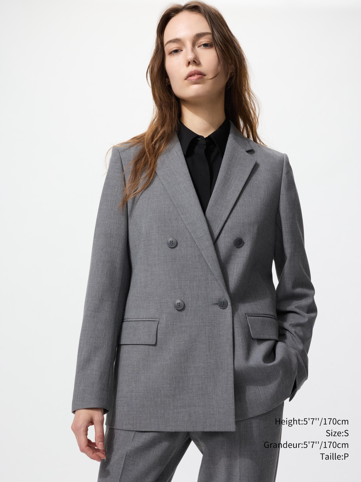 Women's DOUBLE BREASTED JACKET | UNIQLO CA