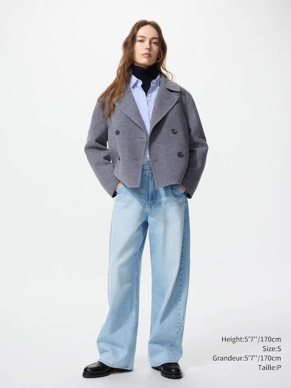 DOUBLE FACE SHORT COAT | RELAXED