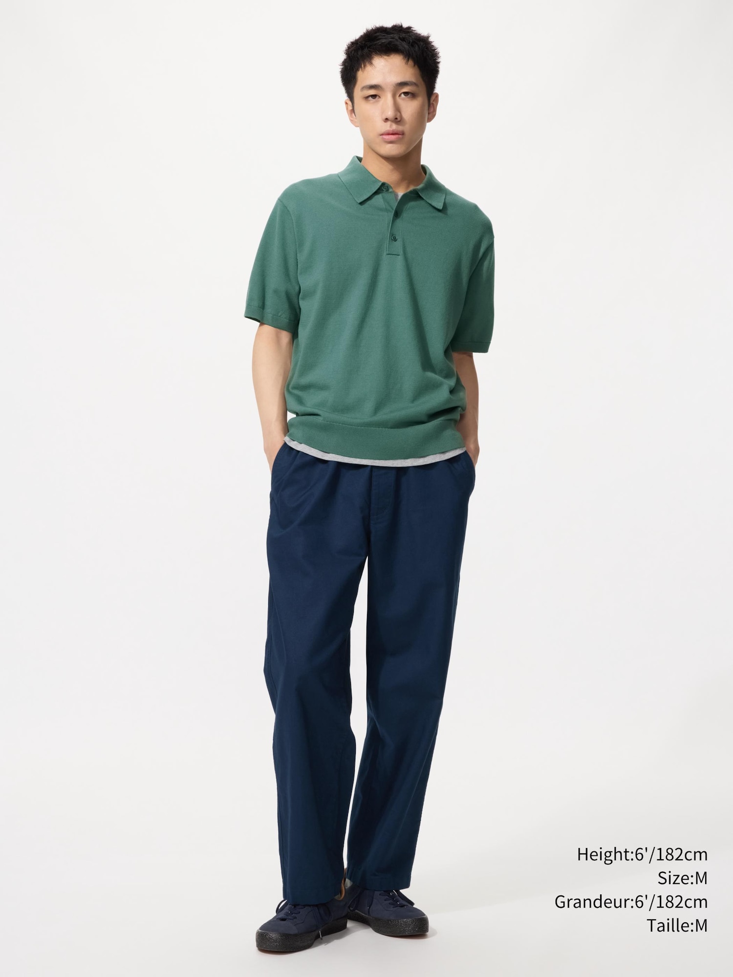 Men's Linen Blend Easy Ankle Pants | UNIQLO CA