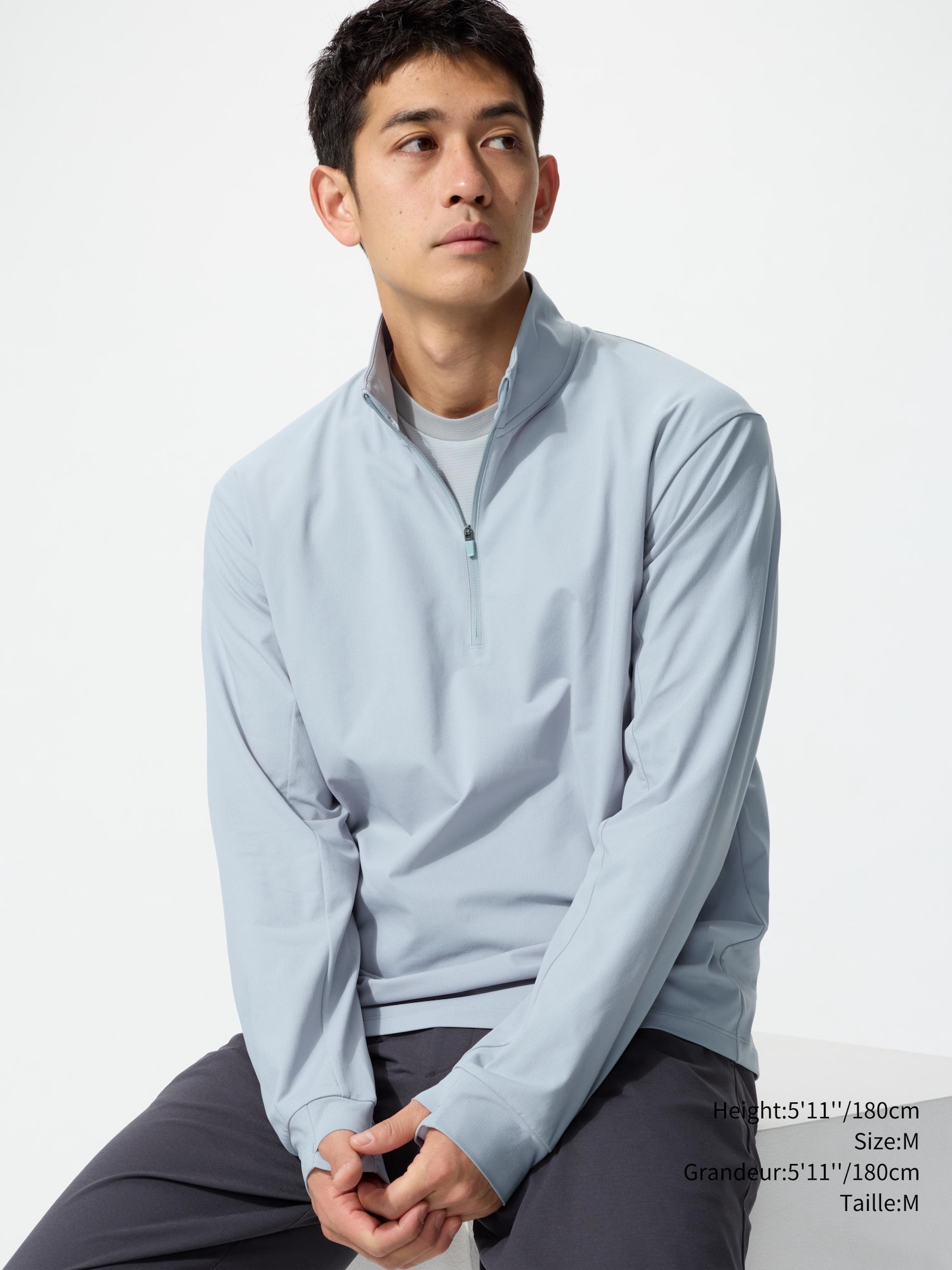 DRY-EX UV PROTECTION HALF-ZIP T-SHIRT