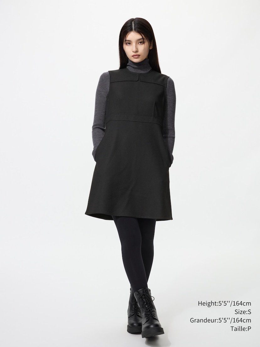 DOUBLE FACE MINI DRESS | SLEEVELESS_09