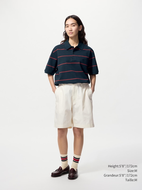 DRY PIQUE STRIPED POLO SHIRT