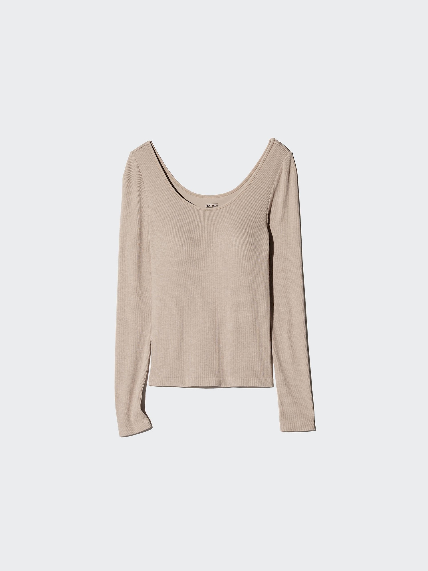HEATTECH EXW RIBBED SCOOP NECK BRA T-SHIRT