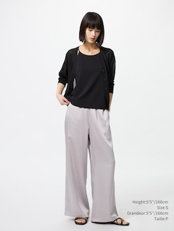 SATIN EASY PANTS