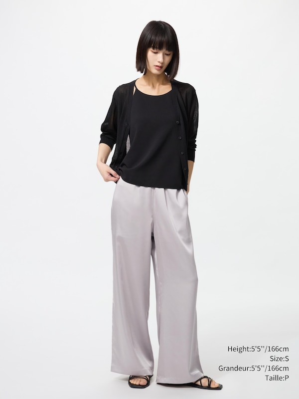 SATIN EASY PANTS