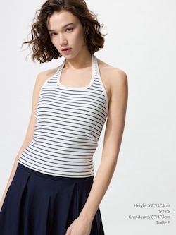 OPEN BACK HALTER BRA TOP