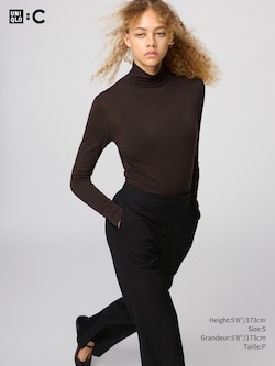 HEATTECH EXTRA WARM CASHMERE BLEND TURTLENECK T-SHIRT