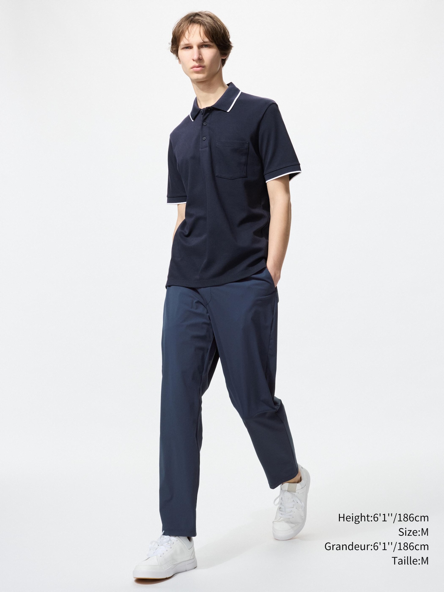 AIRism COTTON PIQUE POLO