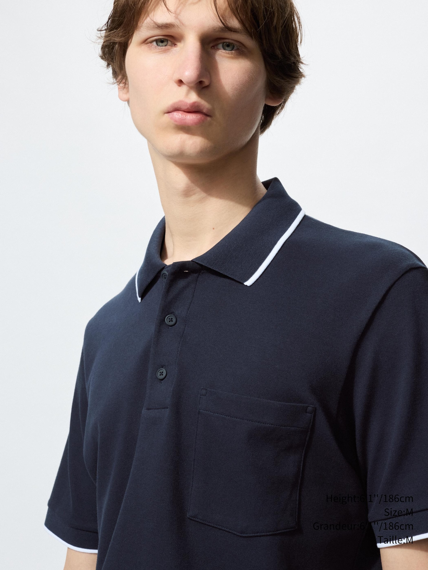 AIRism COTTON PIQUE POLO