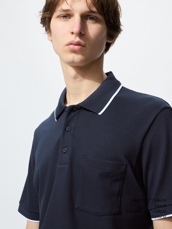 POLO AIRism EN COTON PIQUÉ