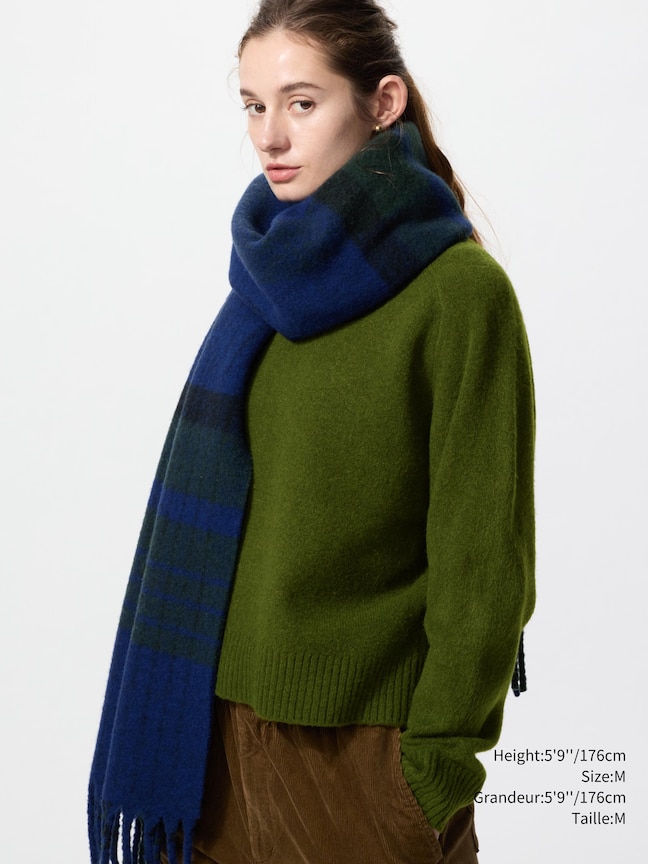 SOUFFLÉ YARN CREW NECK SWEATER