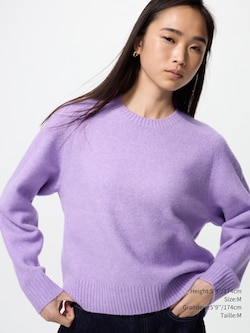 SOUFFLÉ YARN CREW NECK SWEATER