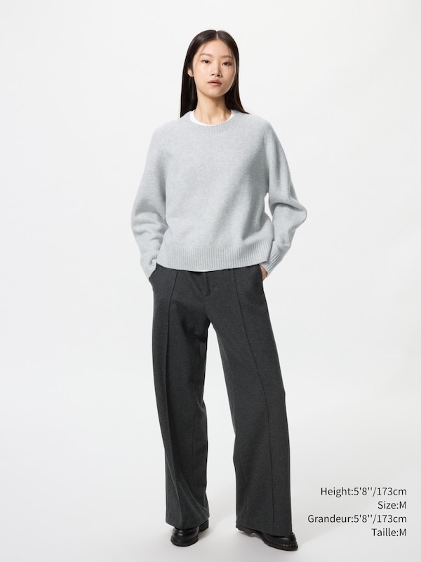 SOUFFLÉ YARN CREW NECK SWEATER