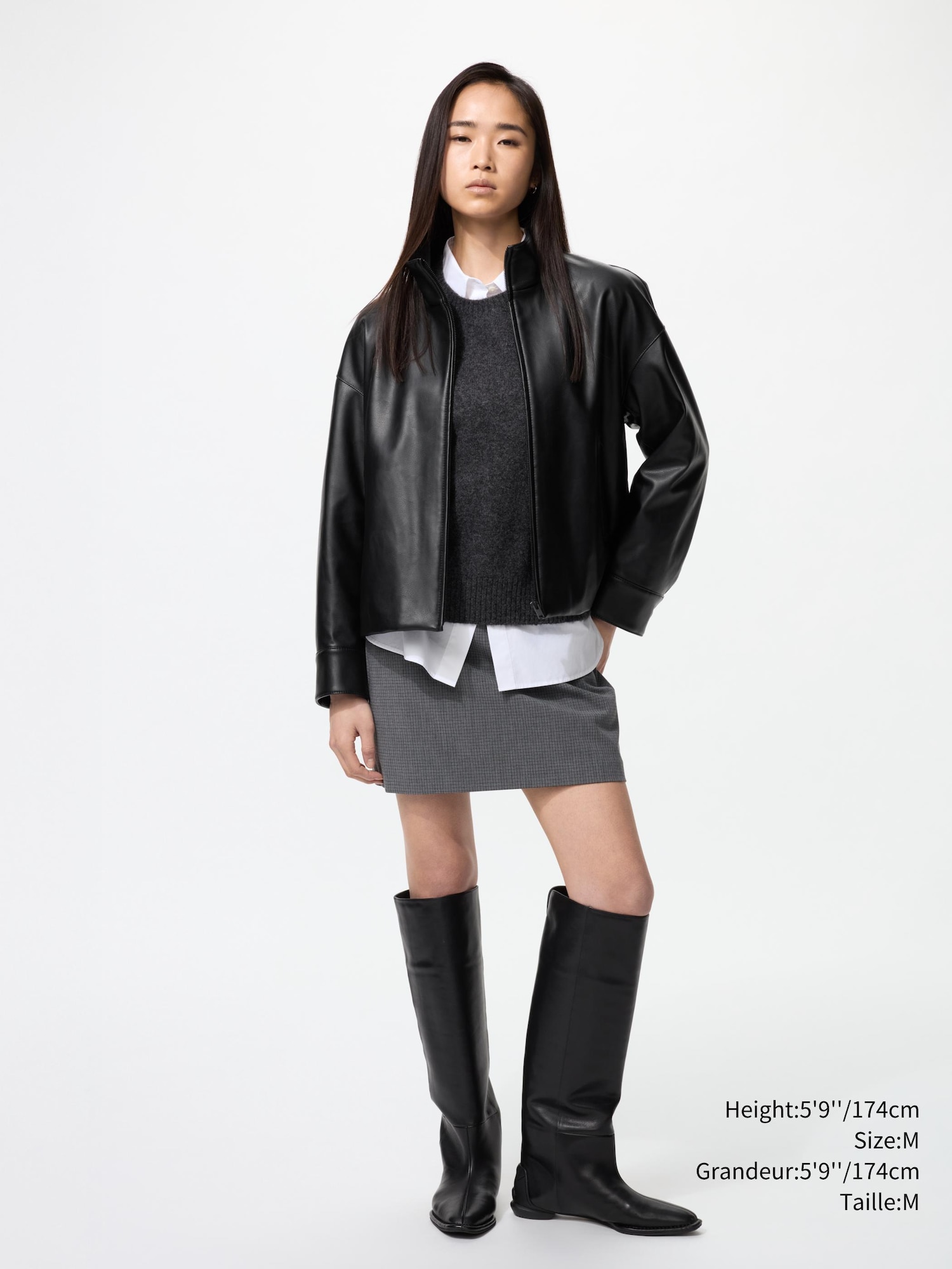 Women's Coated Oversized Blouson | UNIQLO CA