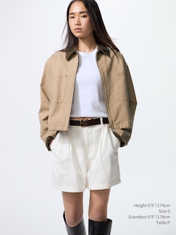 ZIP-UP SHORT JACKET