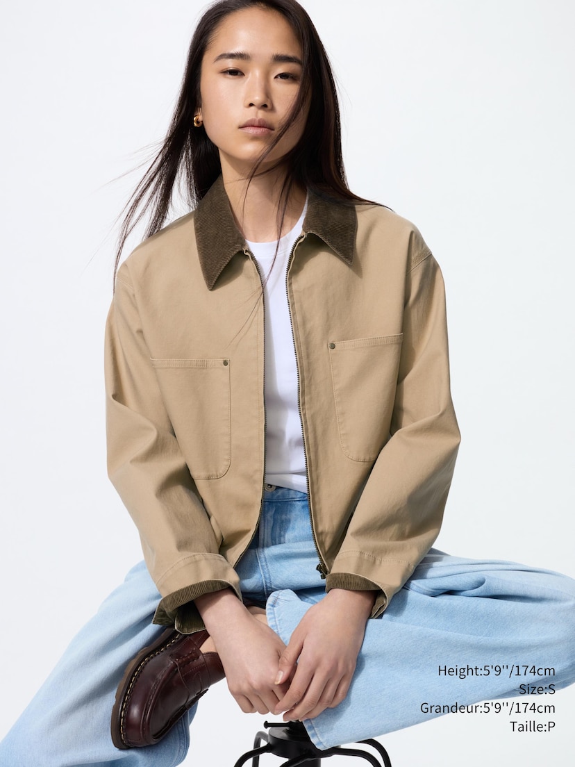 ZIP-UP SHORT JACKET_32