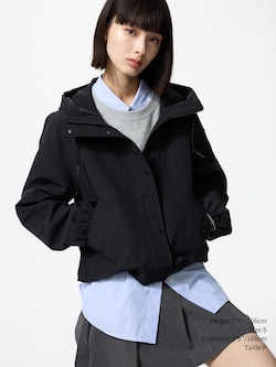 PARKA COURT EN MÉLANGE COTON